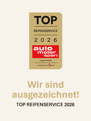 Das Top Reifenservice Logo 2026 von auto motor sport